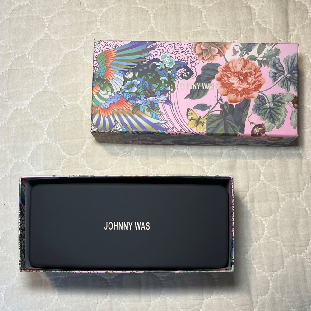 Johnny Was Floral Sunglasses Case